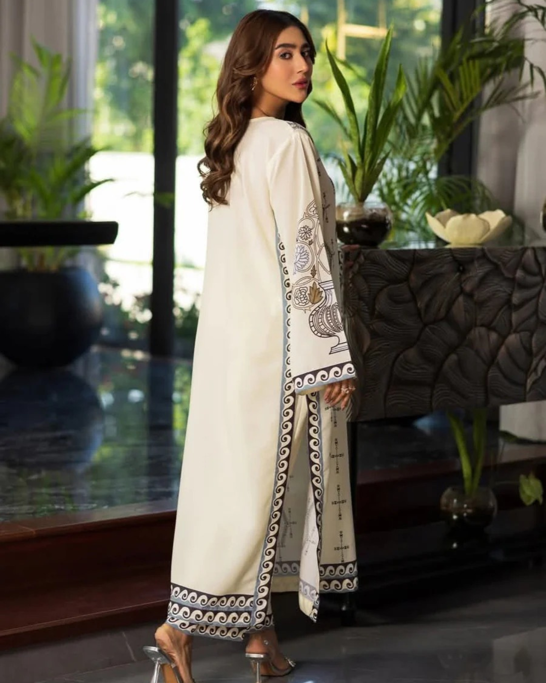 Digital Printed 2pc Co-Ord Set (Pret) - 101