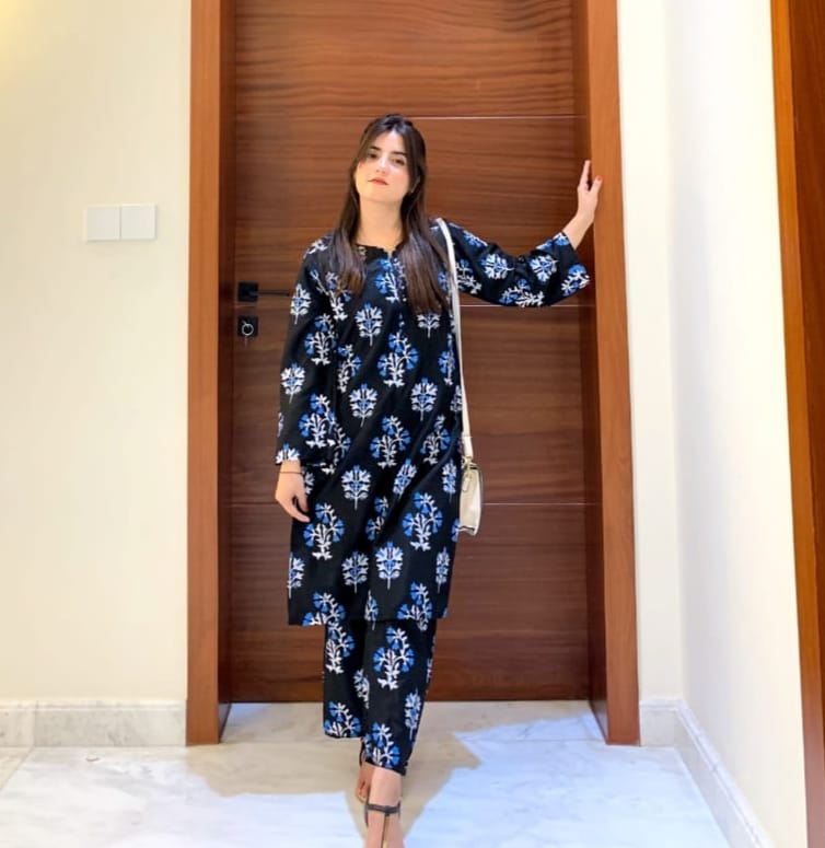 Patel Flower Lawn 2pc Suit