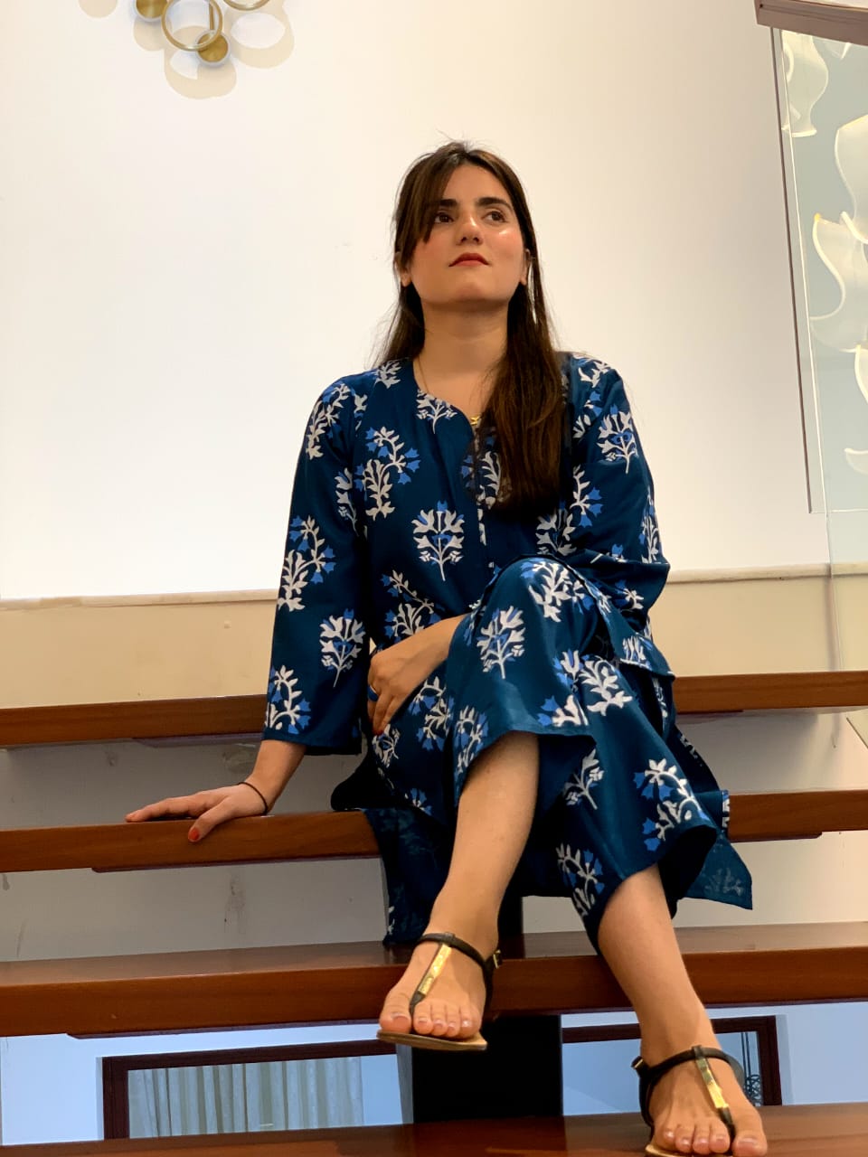Patel Flower Lawn 2pc Suit