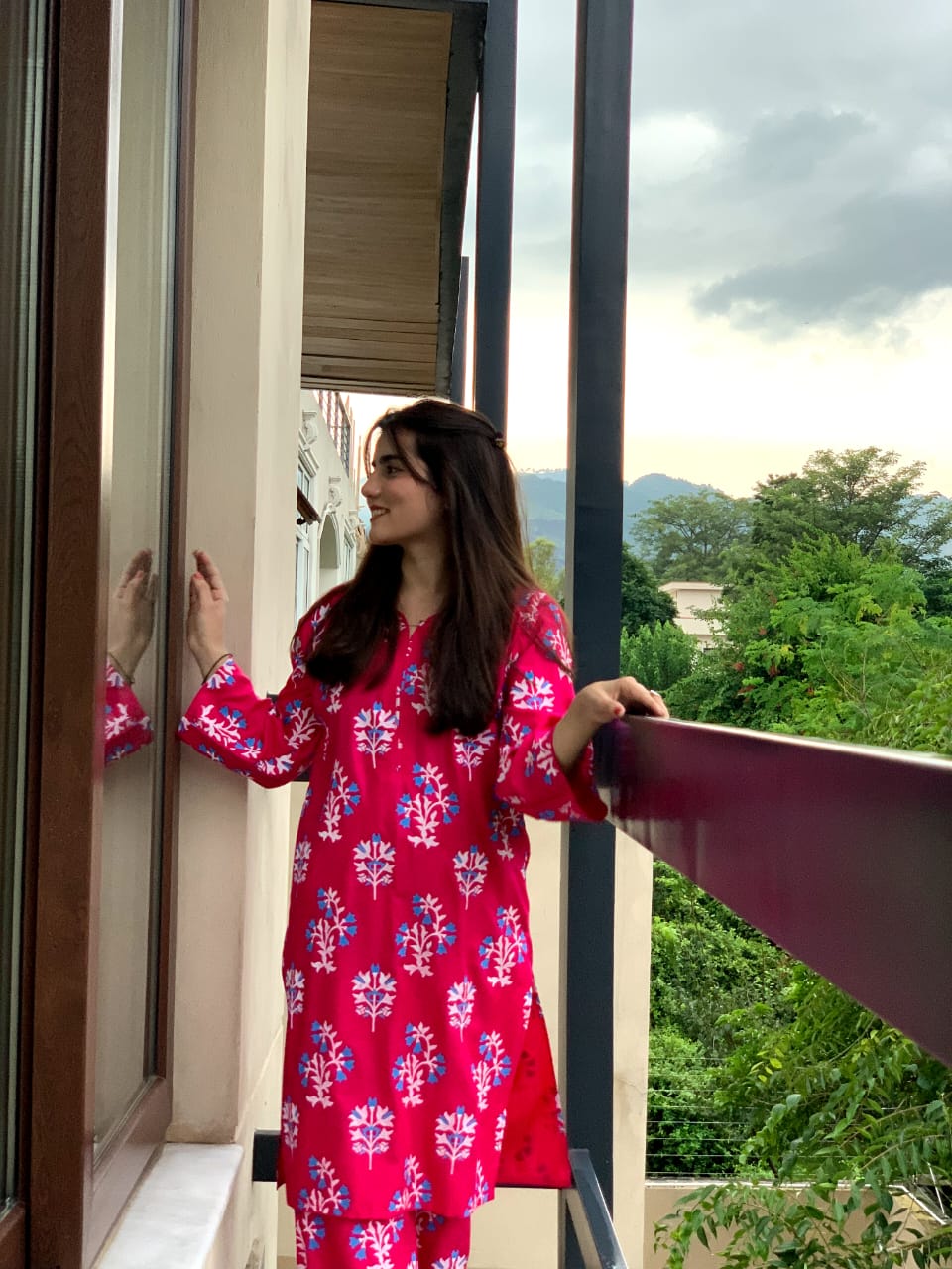 Patel Flower Lawn 2pc Suit