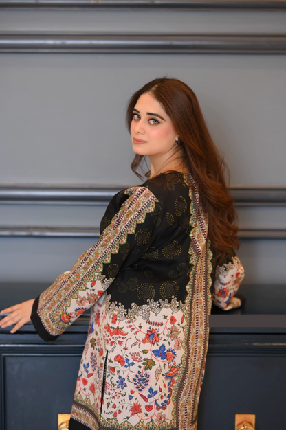 Digital Printed 2pc Co-Ord Set (Pret) - 103