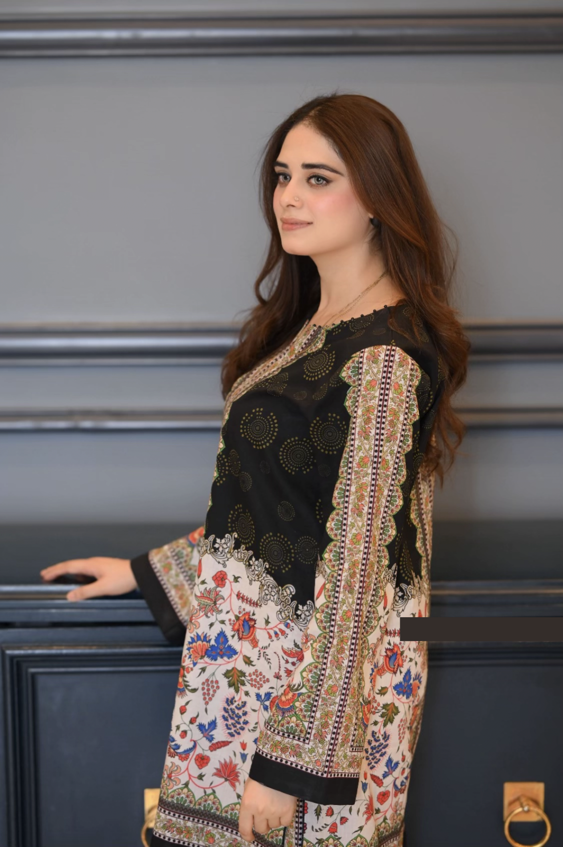 Digital Printed 2pc Co-Ord Set (Pret) - 103