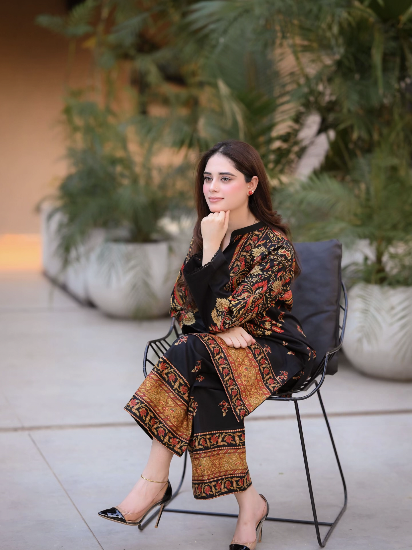 Digital Printed 2pc Co-Ord Set (Pret) - 102