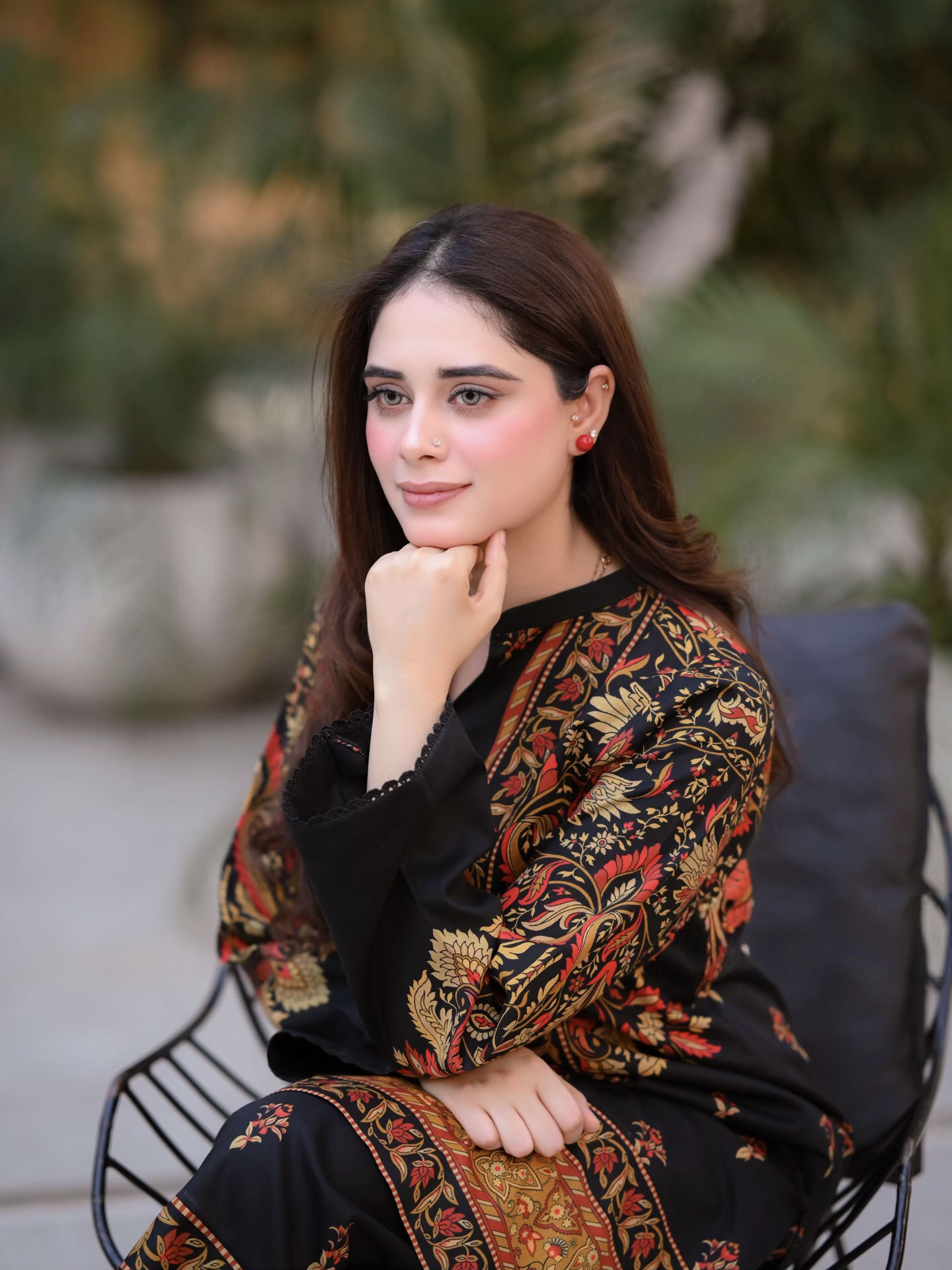 Digital Printed 2pc Co-Ord Set (Pret) - 102