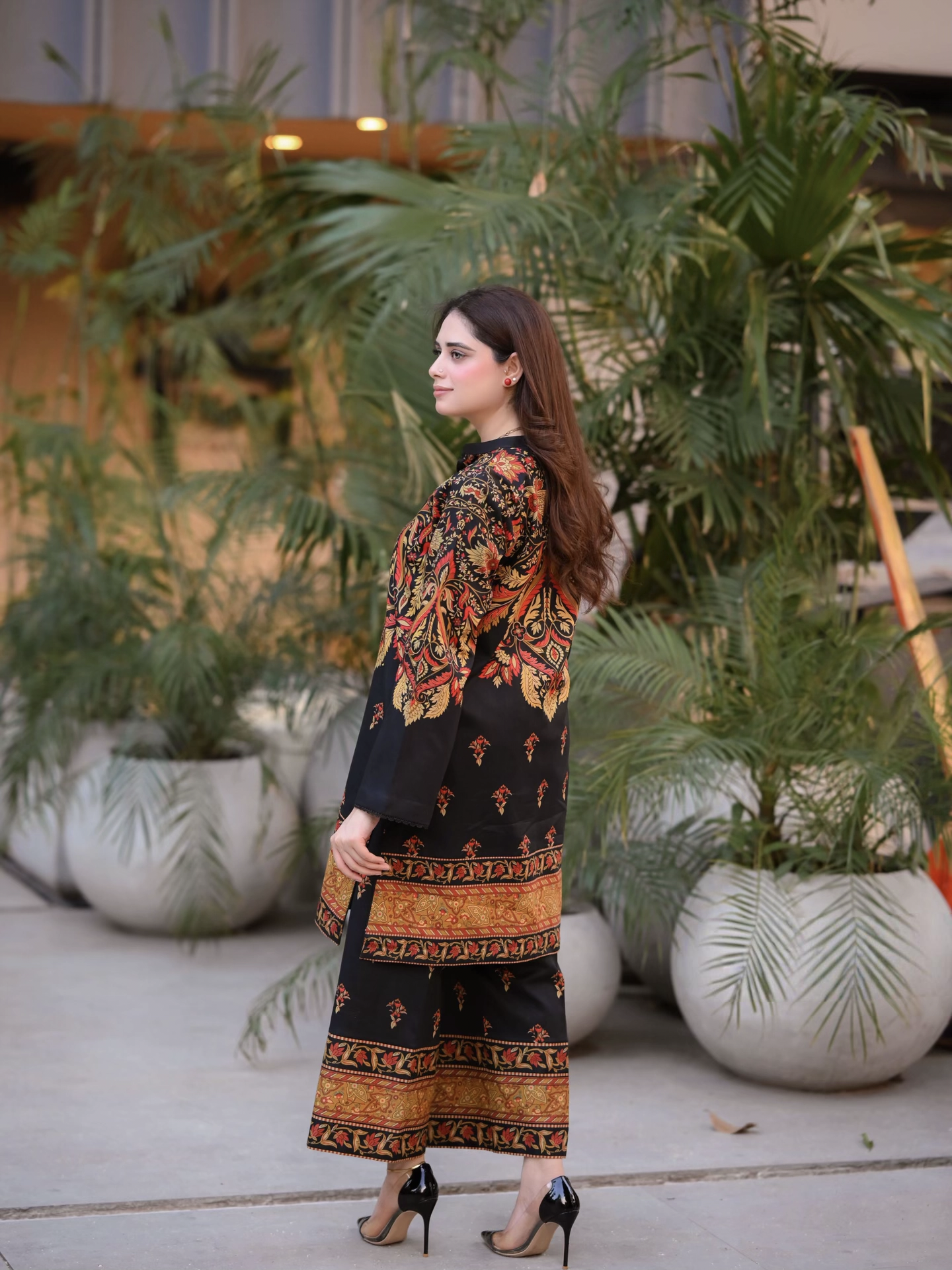 Digital Printed 2pc Co-Ord Set (Pret) - 102