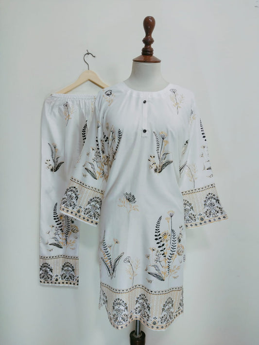 Spring Flower Design 2pcs Suit