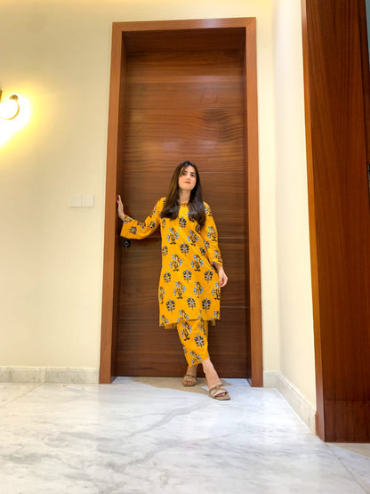 Patel Flower Lawn 2pc Suit
