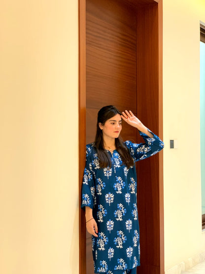 Patel Flower Lawn 2pc Suit