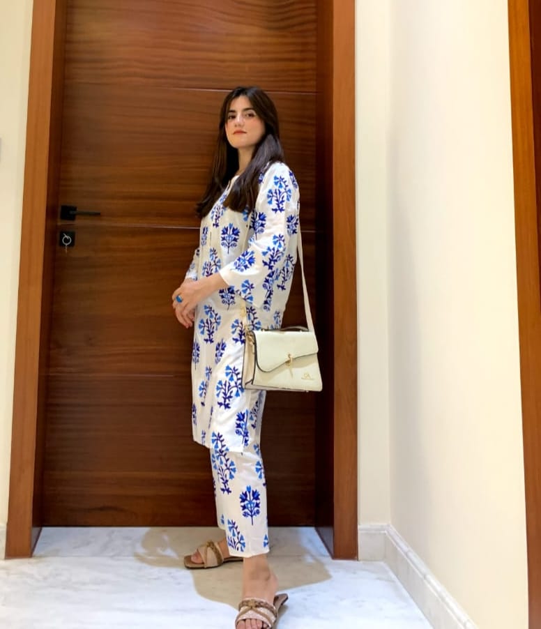 Patel Flower Lawn 2pc Suit
