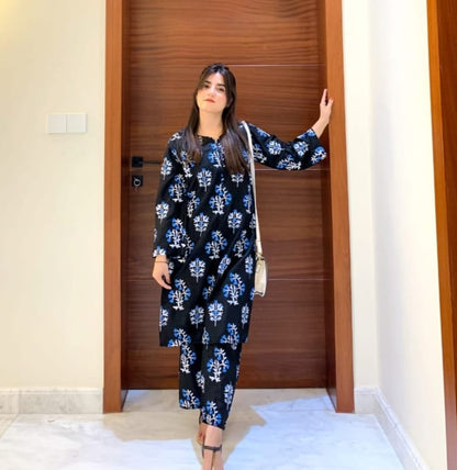 Patel Flower Lawn 2pc Suit