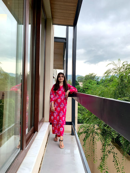 Patel Flower Lawn 2pc Suit